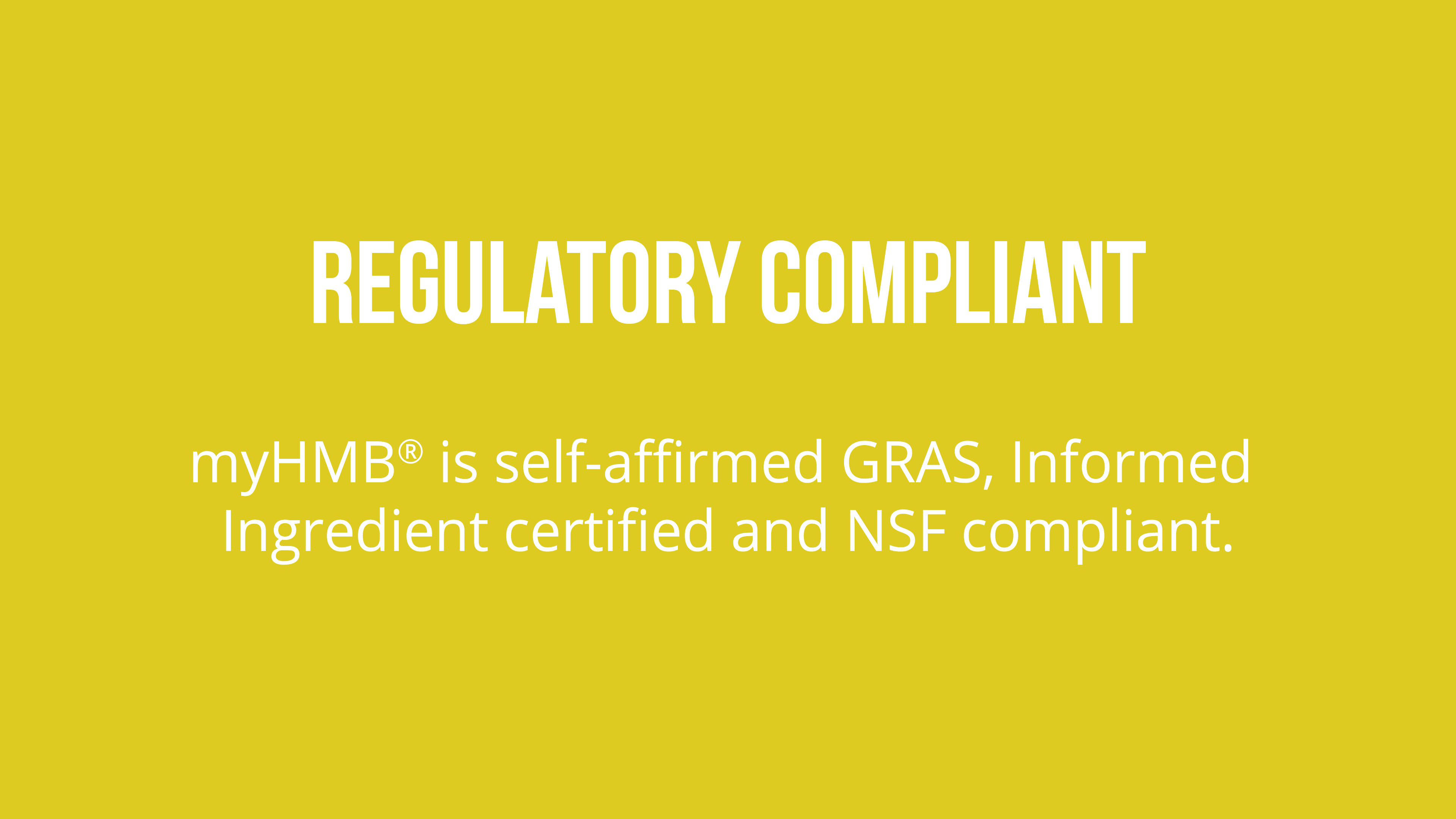 REGULATORY COMPLIANT